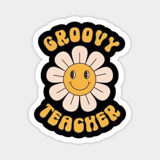 Groovy Teacher Magnet