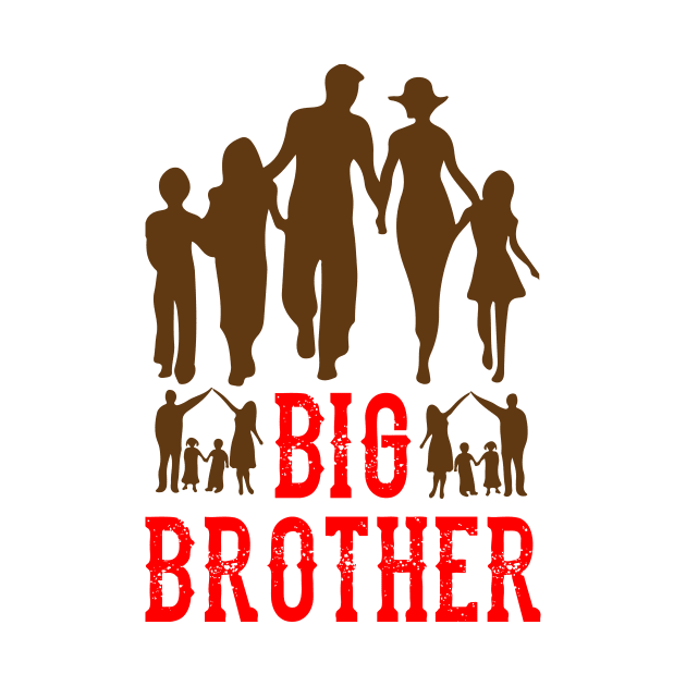 Big Brother T Shirt For Men by Xamgi