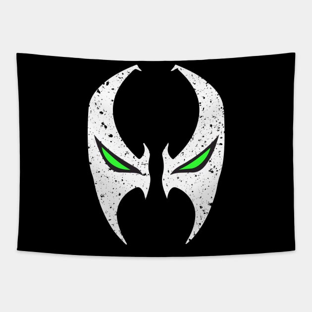 Spawn Mask Logo Tapestry by Vcormier