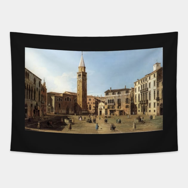 campo sant angelo - Canaletto Tapestry by Kollagio