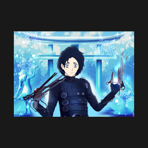 Edward Scissorhands Anime Version Edward Scissorhands TShirt