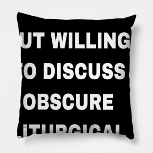 Liturgical Law Introvert Pillow