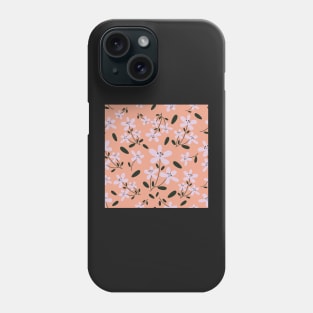Ditsy Florals in Peach Phone Case