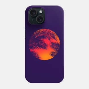 Palm Tree Sunset Phone Case