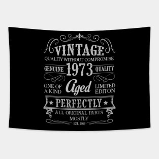 Vintage 1973 47 Years Old 47th Birthday Gift For Men Women Tapestry