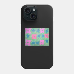 Flowers and Turtles Tropical Pattern Fun Phone Case
