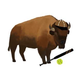 Softball Bison T-Shirt