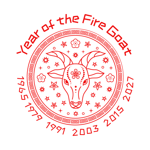 Chinese Year of the Fire Goat by soulfulprintss8