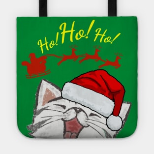 Santa cat Tote