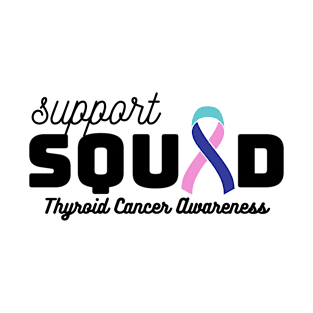 Support Squad Thyroid Cancer Awareness T-Shirt
