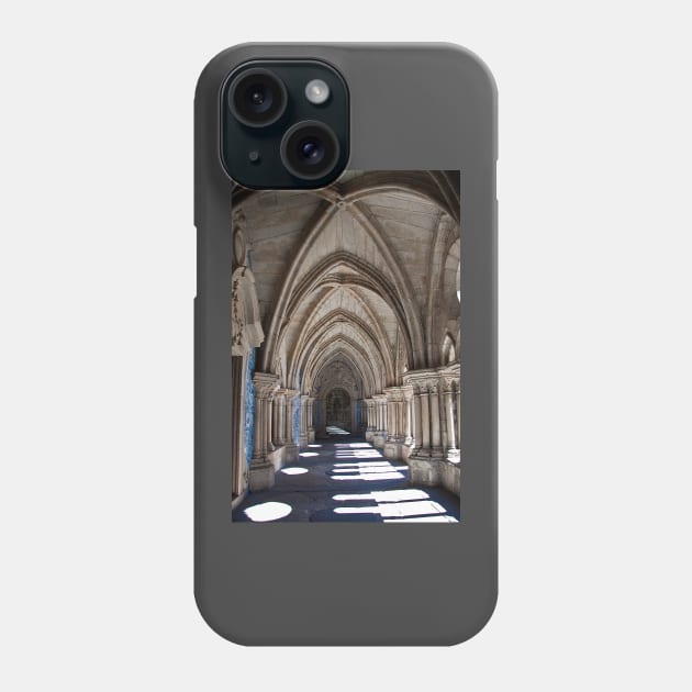 Portugal. Porto. Cathedral. Cloisters. Gallery. Phone Case by vadim19