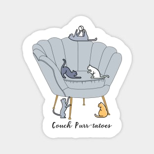 Couch Purr-tatoes Magnet