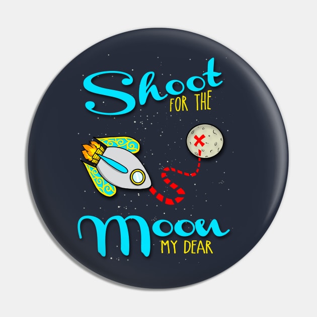 Shoot for the Moon Pin by mikaelak