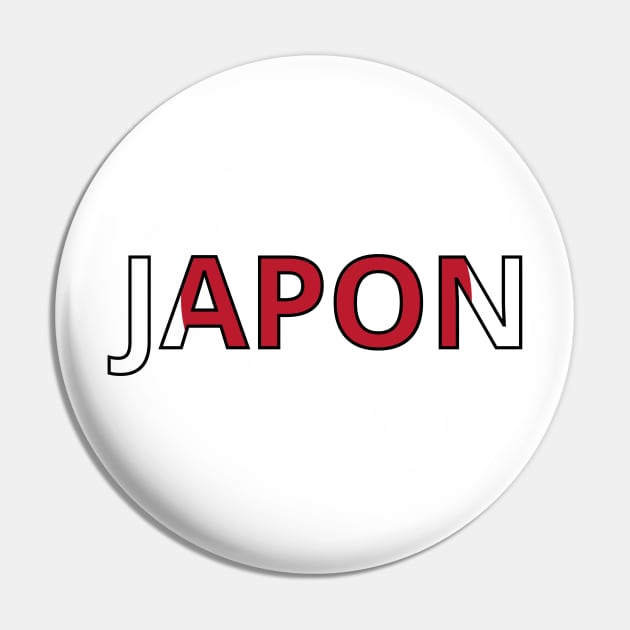 Drapeau Japon Pin by Pixelforma