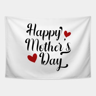 Simple and Elegant Happy Mother's Day Calligraphy Tapestry