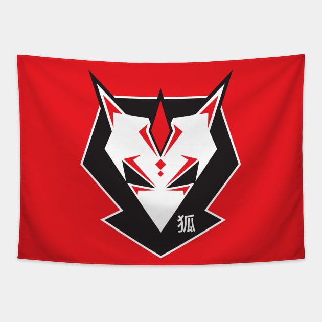 Kitsune 狐 Tapestry by VOLPEdesign