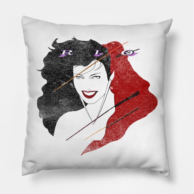 Distressed 90s Duran Duran Rio Pillow by Titibumi