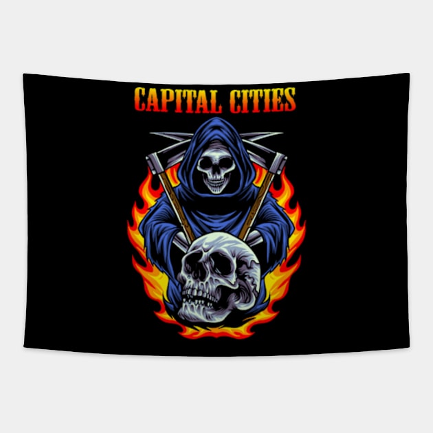 CAPITAL CITIES BAND Tapestry by citrus_sizzle