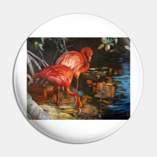 Flamingoes Pin