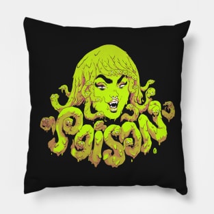 Slime Medusa (black) Pillow