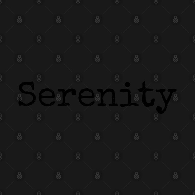 Serenity - Inspirational Word of the Year by ActionFocus