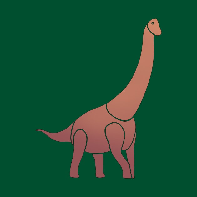 Sauroposeidon Sauropod Dinosaur T-shirt Merchandise, Great Gift For All Ages by JunkArtPal