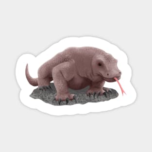 Komodo dragon illustration Magnet