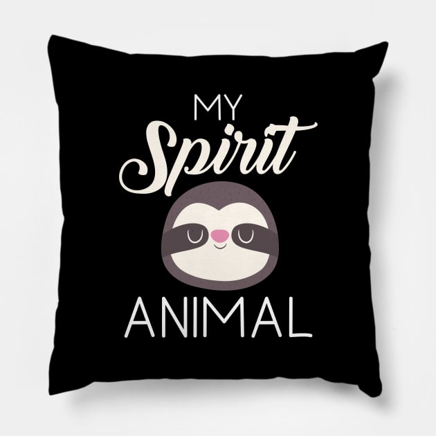 My Spirit Animal Pillow by LuckyFoxDesigns