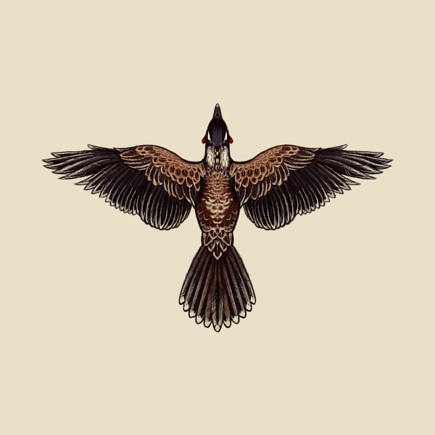 Red Wattlebird by 48Tuesdays