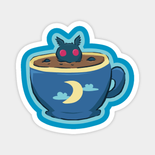 Mothman in a Coffee Cup Magnet