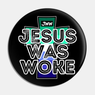 Jesus Was Woke - Gay Men Pride Pin