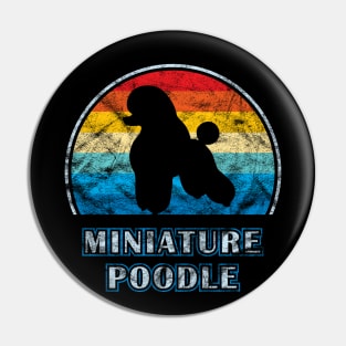 Miniature Poodle Vintage Design Dog Pin