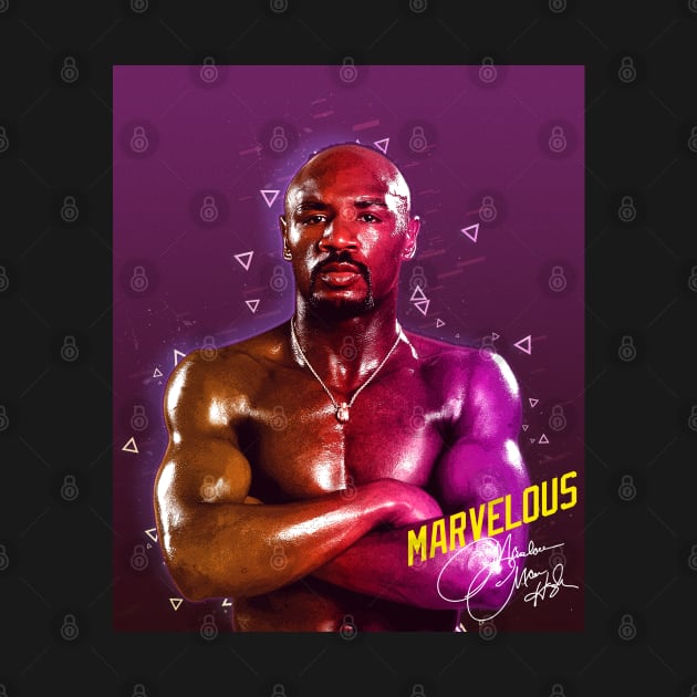 Marvelous Marvin Hagler Boxing Legend Signature Vintage Retro 80s 90s Bootleg Rap Style by CarDE