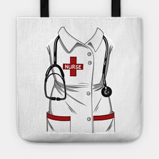 Nurse Costume - Funny RN LPN Costumes Tote