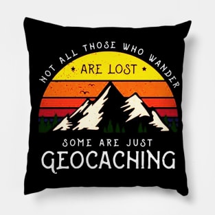 Geocacher Geocaching Cache Pillow