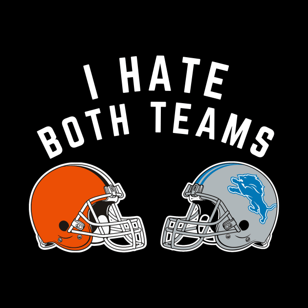 Funny I Hate Both Teams Superbowl 2024 by Little Duck Designs