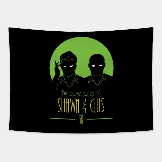 The Adventures of Shawn and Gus Tapestry by BenGen4927