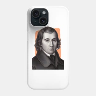 German Writer Wilhelm Grimm illustration Phone Case