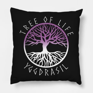 Yggdrasil Tree of Life Pagan Witch As Above So Below Pillow