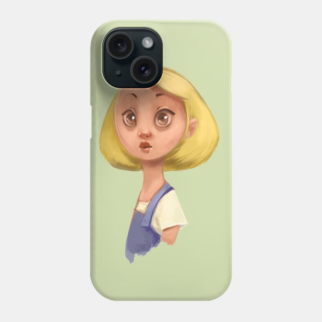 Town girl Phone Case by RamonMascaros