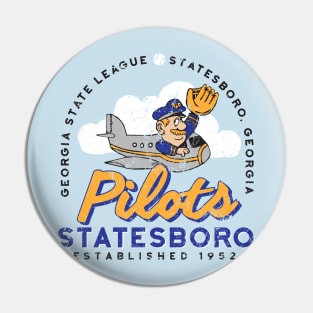 Statesboro Pilots Baseball Pin