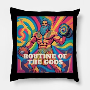 Routine of the gods Pillow