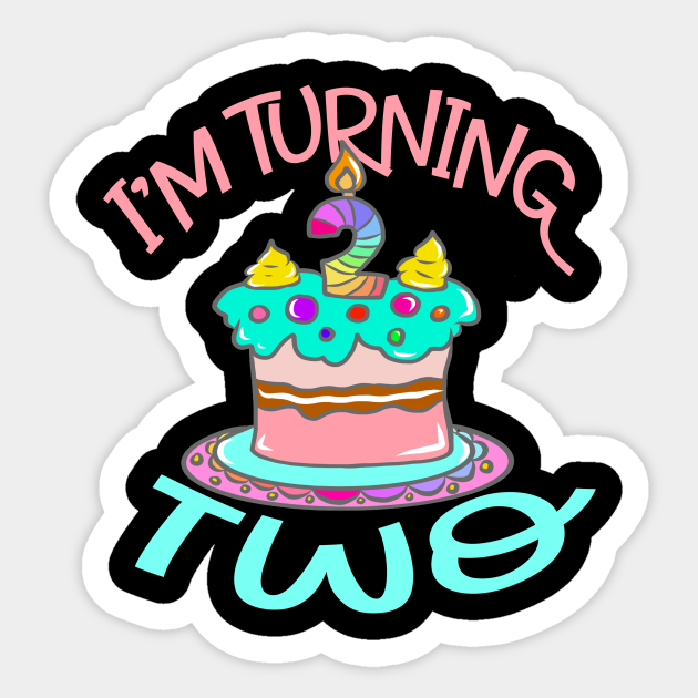 children's birthday party - birthday Sticker - Birthday - Sticker