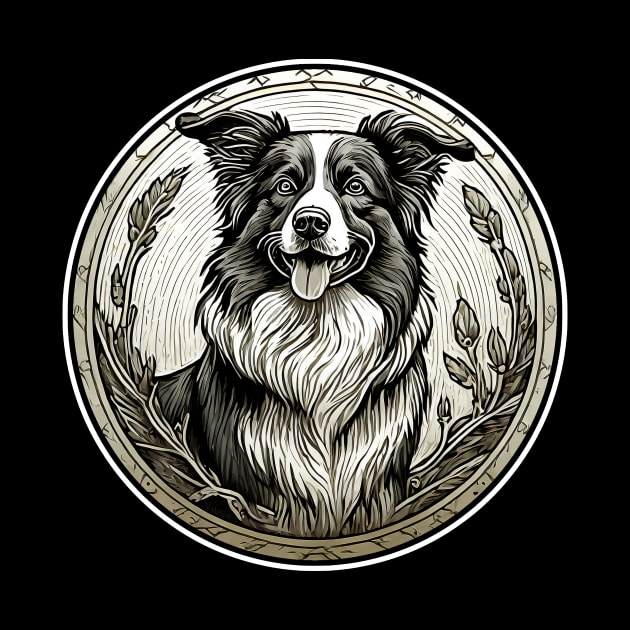 Border Collie dog by Kelimok