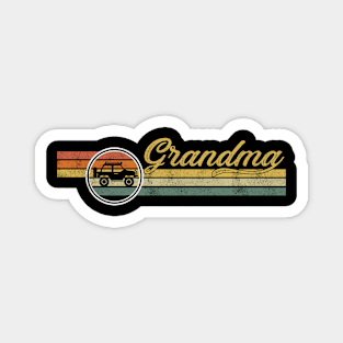 Jeep Grandma Jeep Women Vintage Jeep Retro Jeep Sunset Jeep Jeep Mom Jeep Mama Magnet