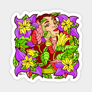 Fantasy Flower Festival Magnet