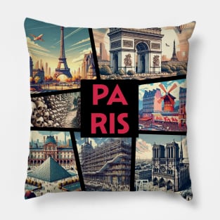 FRENCH CITY - PARIS - TRAVEL -1 Pillow