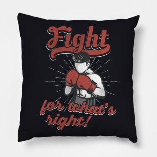 Boxer Slogan Boxing Pillow