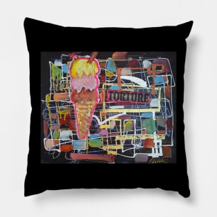 Pop-art Abstract Icecream Tourture 198 Pillow