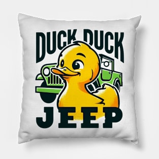 duck Jeep Unlimited Pillow